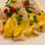 เมนูของร้าน ข้าวไข่ข้นกุ้ง