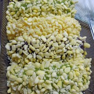 ขนมถั่วแปบแป้งสด บัวลอยกะทิสด บัวลอยแต้จิ๋ว ตลาดนัดโดมข้างโลตัสเอ็กเพรสสามควายเผือก