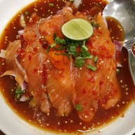 เมนูของร้าน อยากยำคาเฟ่ กาญจนบุรี