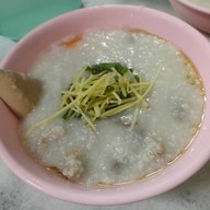 เมนูของร้าน โจ๊กหมูเกาเหลาใบตำลึง