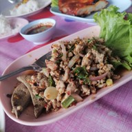 เมนูของร้าน แซ่บอีสานปากน้ำ