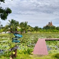 บรรยากาศ Cafe ริมบัว กาญจนบุรี