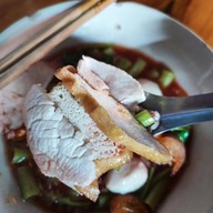 เมนูของร้าน ก๋วยเตี๋ยวเจ๊หมวย