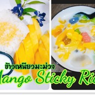 ข้าวเหนียวมะม่วง ขนมหวาน และอาหาร @ปล์ามการ์เด้นท์5