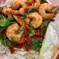 ข้าวไข่เจียวบุฟเฟต์ (นุ้ย กะเพราเนื้อนุ่ม)