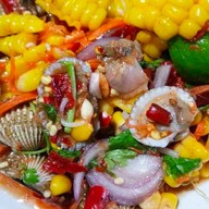 เมนูของร้าน ตำแซ่บ หน้าเขา