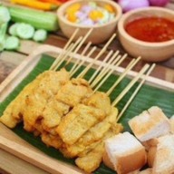 สมพรหมูสะเต๊ะ หน้าตลาดบางแค
