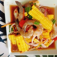 เมนูของร้าน แซ่บจือปาก (ยำแซ่บ ส้มตำ อาหารตามสั่ง โจ๊กไก่ ฮาล้าล) คู้ขวา