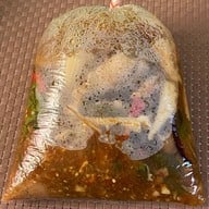 เมนูของร้าน อิ่มปลาเผา ถนนกัลปพฤกษ์