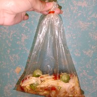 เมนูของร้าน ส้มตำ สารคาม. บางกะปิ+