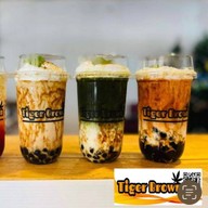 Tiger Brown ชาตราเสือหอมๆ ชาอารมดีได้ใจ ไข่มุกหนึบหนับๆนุ่มละมุนลิ้น By.ส้มตำเสือโคร่ง
