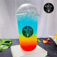 🌈 น้ำผลไม้ปั่น-กาแฟ-ปังปิ้ง-ปังเย็น-เฟรนฟรายยาว ซุ้มสีดำข้างเซเว่น หน้าหมู่บ้านจารุวรรณ