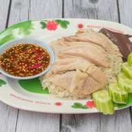 ข้าวมันไก่ตั้งตัว@ตลาดโต้รุ่งกลางลาดสวาย# ตลาดโต้รุ่งลาดสวาย