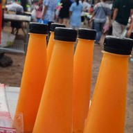 น้ำส้มคั้นเฉื่อย 100%