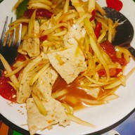 เมนูของร้าน ก๋วยจั๊บญวณข้าวเปียกปอนด์ อ่าวอุดม