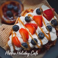 Hippie Holiday Cafe. Croffle ครอฟเฟิล & Tea ชา & Homemade Greek Yogurt กรีกโยเกิร์ต สาขา 1 ใกล้ BTS สายหยุด