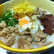 โจ๊กหมูเลิศรส ต้มเลือดหมูตำลึง