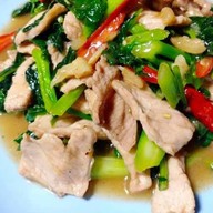 เมนูของร้าน ร้านตามสั่งหลังบ้าน  หนองครกซ.3