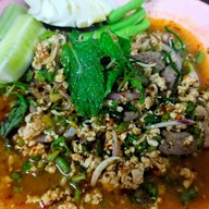 ร้านแซ่บอีสาน-บ้านน้ำโท้งอุดมพร