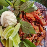 กัญญา คอหมูย่างน้ำตก หน้ากากหมูน้ำจิ่มแจ๋ว ใส้ย่าง ตับย่าง ตูดย่าง