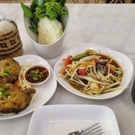 เมนูของร้าน ตำไม่หยุด  เดอะมอลล์ท่าพระ