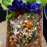 เมนูของร้าน ร้านกับข้าว”กับปลา สุโขทัย