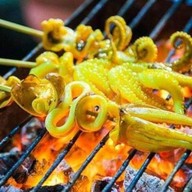 ปลาหมึกย่าง