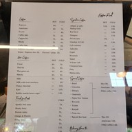 เมนู Koffee Park