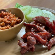 เมนูของร้าน ข้าวซอยลำดวนฟ้าฮ่าม วิภาวดีรังสิต