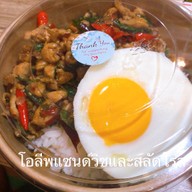 เมนูของร้าน โอลีพแซนด์วิชและสลัดโรล&กะเพรา