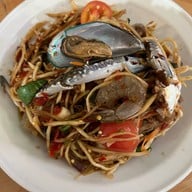 เมนูของร้าน ส้มตำเจ๊เอียง