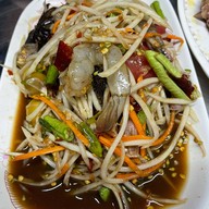 เมนูของร้าน ส้มตำสุสาน