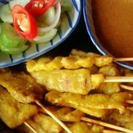 หมูสะเต๊ะเบ็ญจมาศดอนหวาย ตลาดนัดโรงพยาบาลพระมงกุฎเกล้า