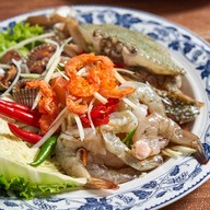 เมนูของร้าน ส้มตำคุณปลื้ม