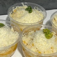 ข้าวไข่ข้นคั่วพริกเกลือ & ข้าวโพดผัดเนย