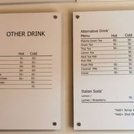 เมนู the mellow.cafe