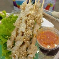 แมงกะพรุนย่างหมึกย่างซีฟู๊ด