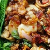 หมูสามชั้นทอด #  2 แฟลตตลิ่งชัน