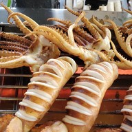 หมึกย่าง อีเจ๊ย่างหมึก ตลาดนัด Awake