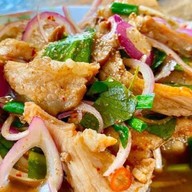 ลาบยโสและอาหารป่าบ้านสร้างแต้1 อาหารอีสานและอาหารป่า