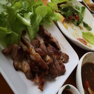เมนูของร้าน บ้านสวนผักยิ้ม