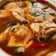 เมนูของร้าน ร้านปลาเขื่อนทองผาภูมิ