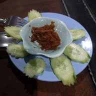 เมนูของร้าน จ๊ะไหนซีฟู๊ด เกาะลิบง สาขาควนปริง