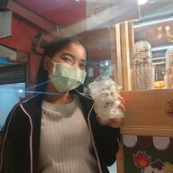 เมนูของร้าน ปั่นโป๋ มะพร้าวเผานมสด หน้าตลาด The market เนินพลับหวาน