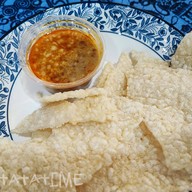 เมนูของร้าน ร้านแม่ติ๋ว ปลาแนม-ไส้กรอก ตลาด บอง มาร์เช่