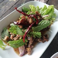 เมนูของร้าน ลาบยโสเทพรักษ์ ตัดใหม่เทพรักษ์-สะพานใหม่