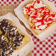 กาแฟสด ชาผลไม้ ปังปิ้ง ครอฟเฟิล Kanom & Coffee Homey อินดี้เวสเกต