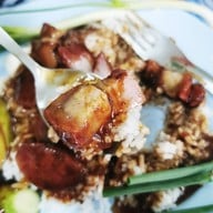 เมนูของร้าน ข้าวหมูแดงเคหะ พระราม 2