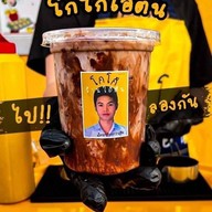 น้ำมะพร้าวปั่นนมสด-แมงกระพรุนย่างน้ำมันงา& ท้องแซลม่อน ย่างเนย(หนังกรอบ)อิตาเลี่ยนโซดา อ้อมใหญ่ เพชรเกษม91/1