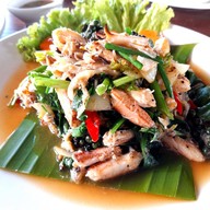เมนูของร้าน กินปูดูวาฬ แหลมผักเบี้ย เพชรบุรี